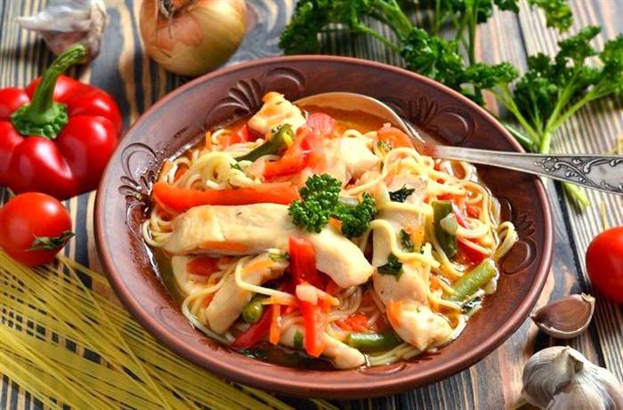 Лагман із куркою рецепт із фото в домашніх умовах Коли маса набуде потрібної консистенції